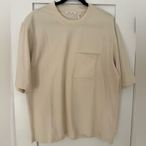 HELMUT LANG Oversized Pocket T Made in Portugal 100% Cotton Minimalist Designer